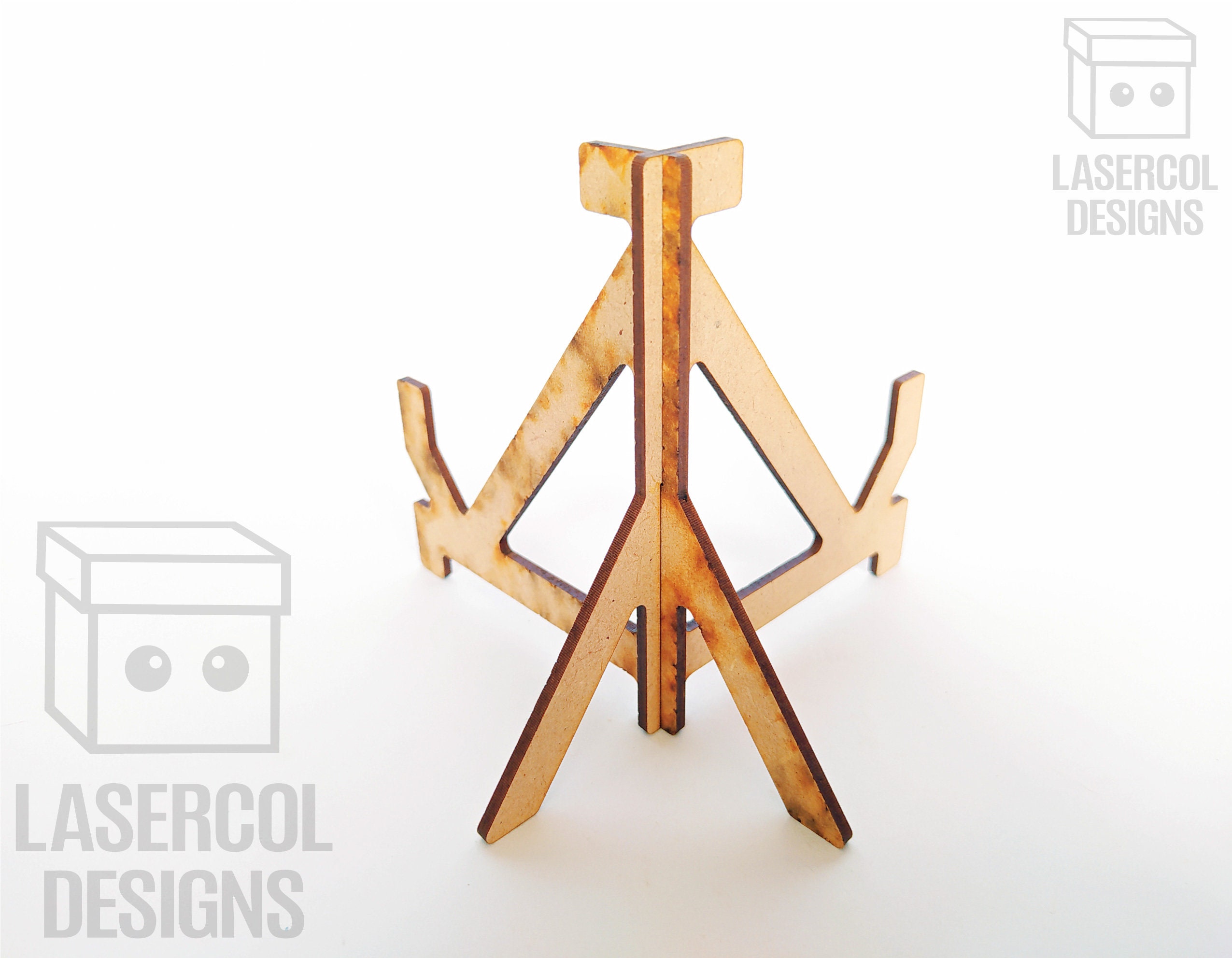 Easel Plate Stand Set 1 Laser Cut Files SVGDXFPDFAi Etsy