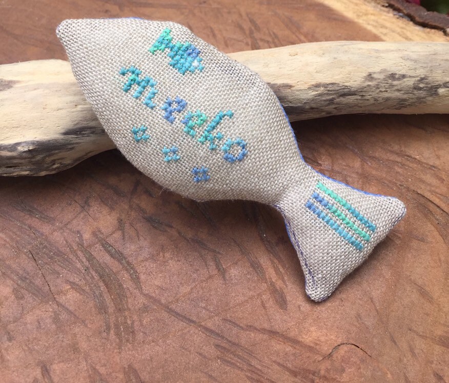 Jouet Pour Chat en Forme de Poisson Tissus Personnalisé