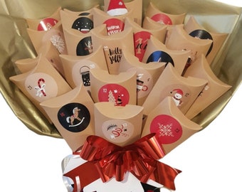 Advent Calendar - Chocolate Bouquet type - Both for Kids and Adults - See Description for variations