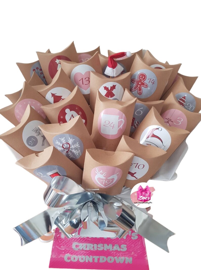 Advent Calendar Chocolate Bouquet Type Both for Kids and Etsy UK