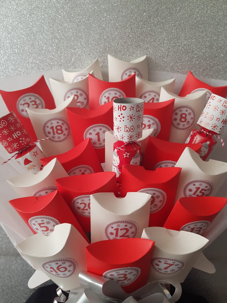 Advent Calendar Chocolate Bouquet Type Both for Kids and Etsy UK