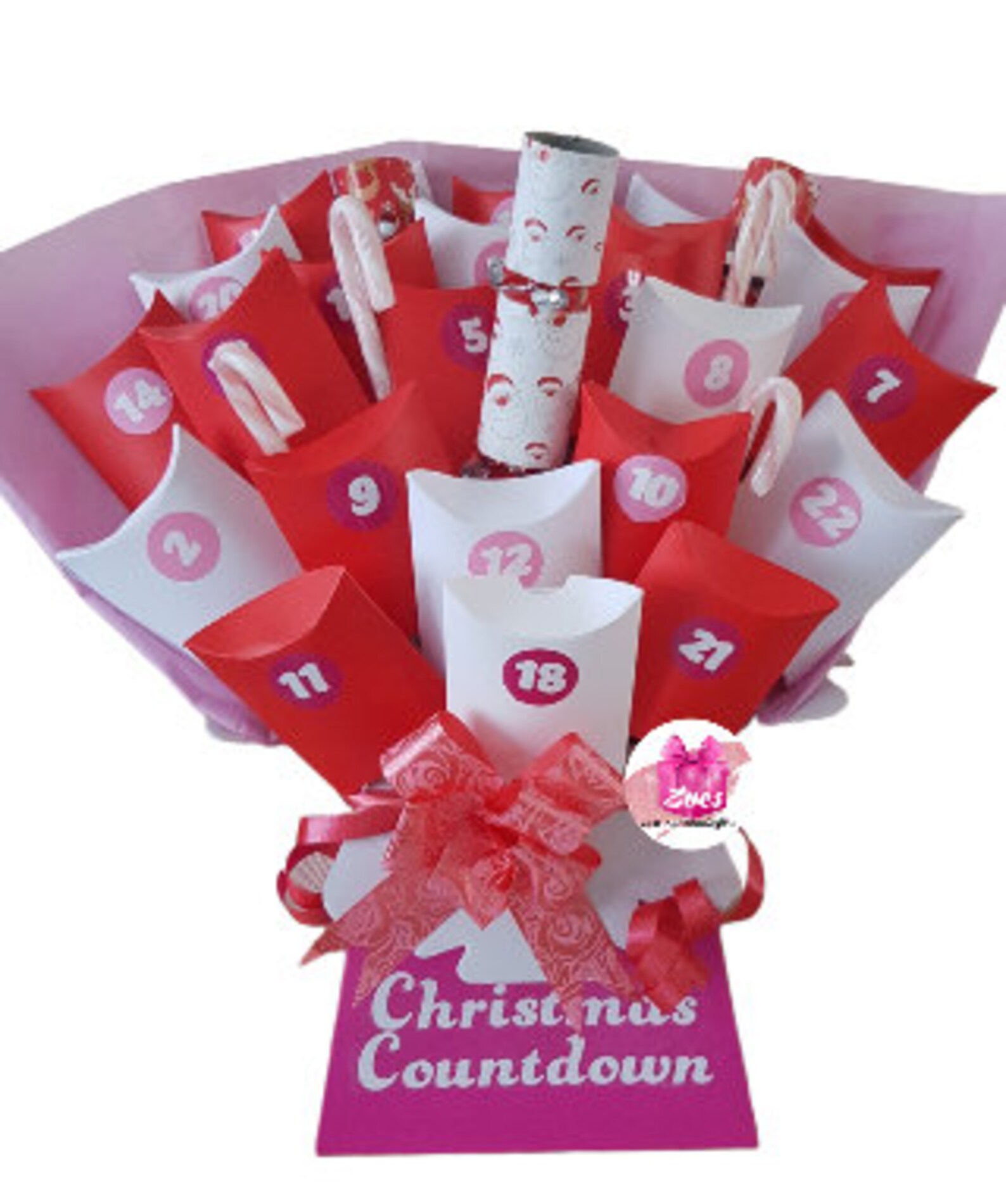 Advent Calendar Chocolate Bouquet Type Both for Kids and Etsy UK