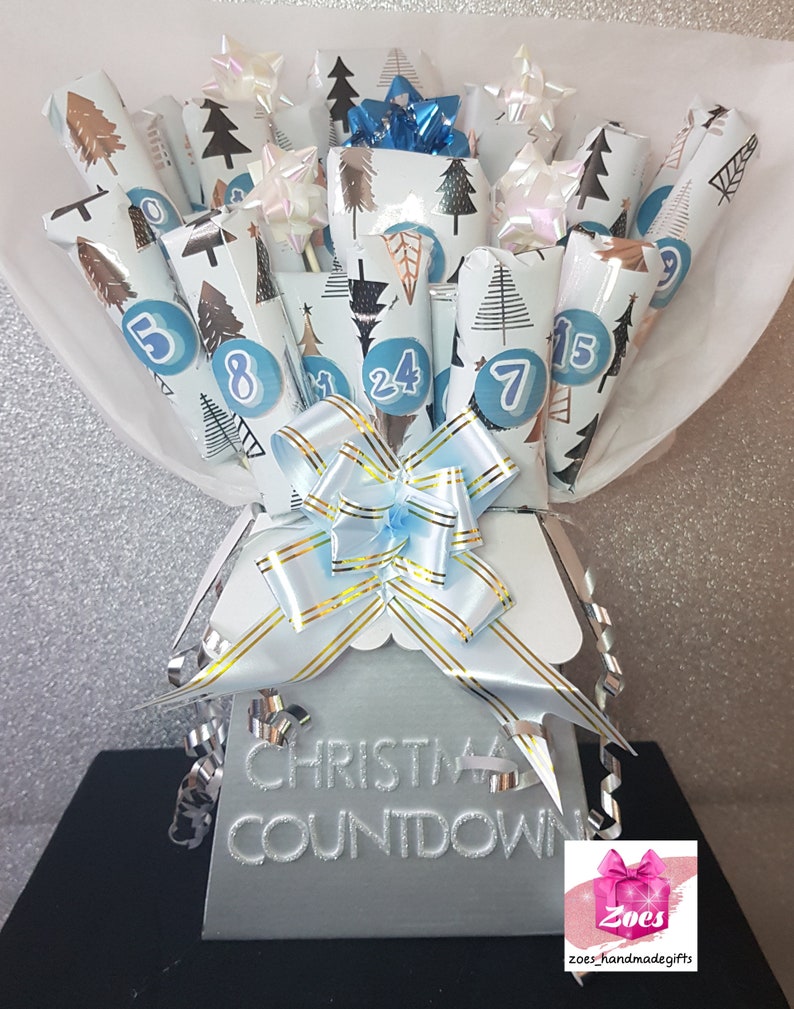 Advent Calendar Chocolate Bouquet Type Calendar for Adults Etsy UK