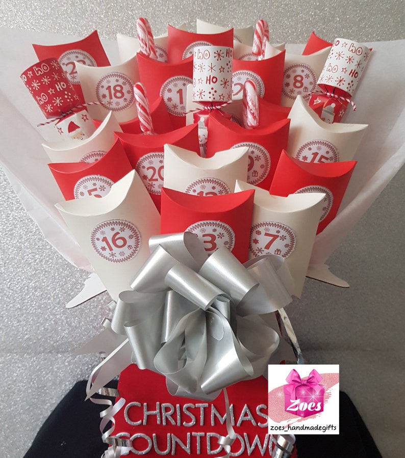 Advent Calendar Chocolate Bouquet Type Both for Kids and Etsy UK