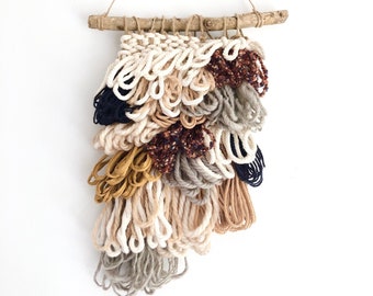 Colgante de pared, tejido hecho a mano, decoración de pared boho