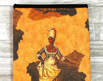 Lady Creole Book Sleeve | Padded Book Sleeve | E-reader Cover