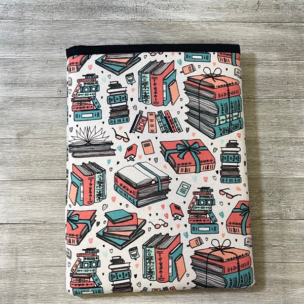 Book Bundle Flannel Book Sleeve | Padded Book Sleeve | E-reader Case
