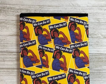 We Can Do It Book Sleeve | Padded Book Sleeve | E-reader Case