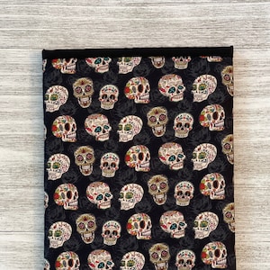 Skull Book Sleeve: Padded E-reader Cover