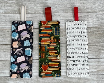 Handmade Fabric Bookmarks Group 3