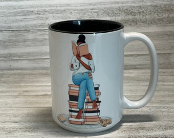 Book Stack #2 Coffee Mug | Coffee Mug