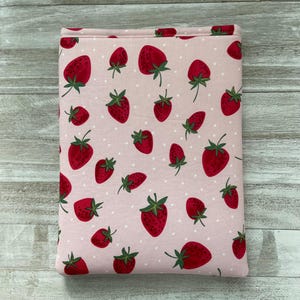 Strawberry Book Sleeve: Padded E-reader Cover