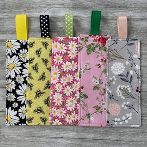 Handmade Fabric Bookmark: Unique Cotton Book Page Marker