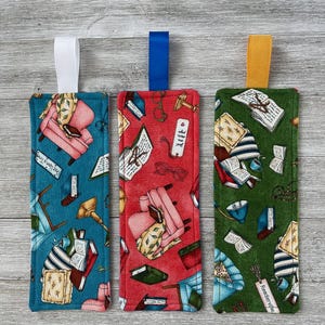 Book Lover Fabric Bookmarks