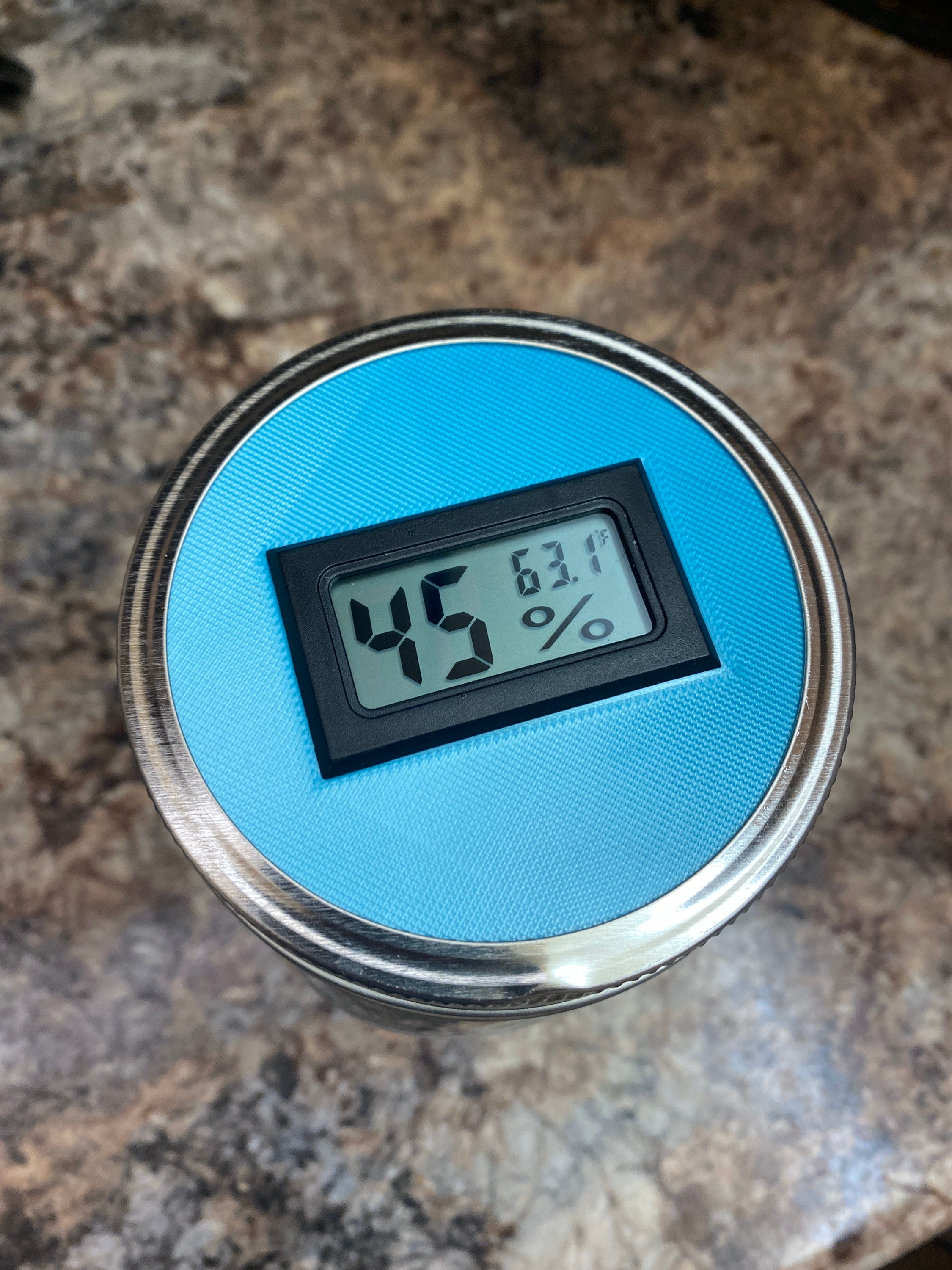 Hygrometer Mason Jar Lid 4 Pack Etsy