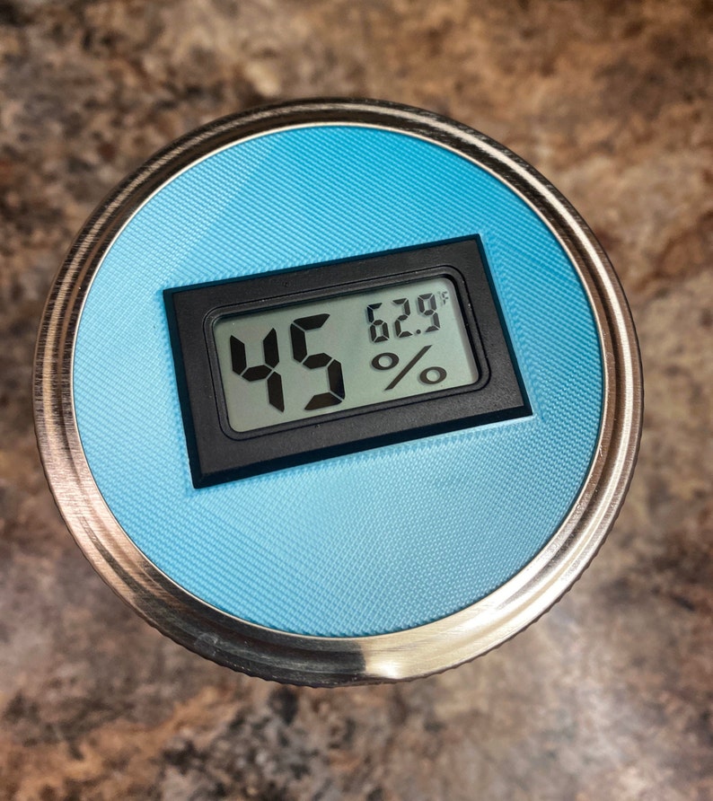 Hygrometer Mason Jar Lid 4 Pack Etsy