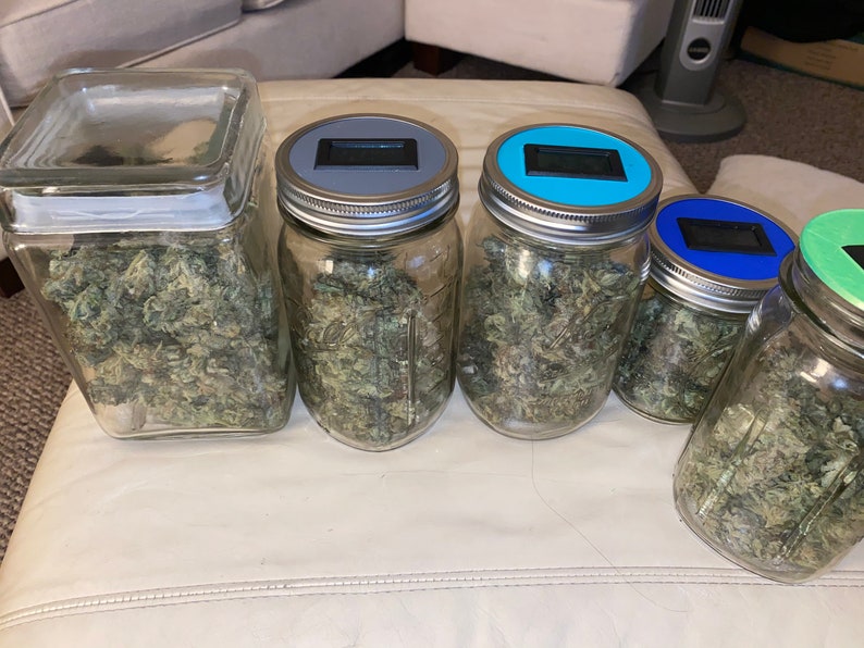 Hygrometer Mason Jar Lid 4 Pack Etsy