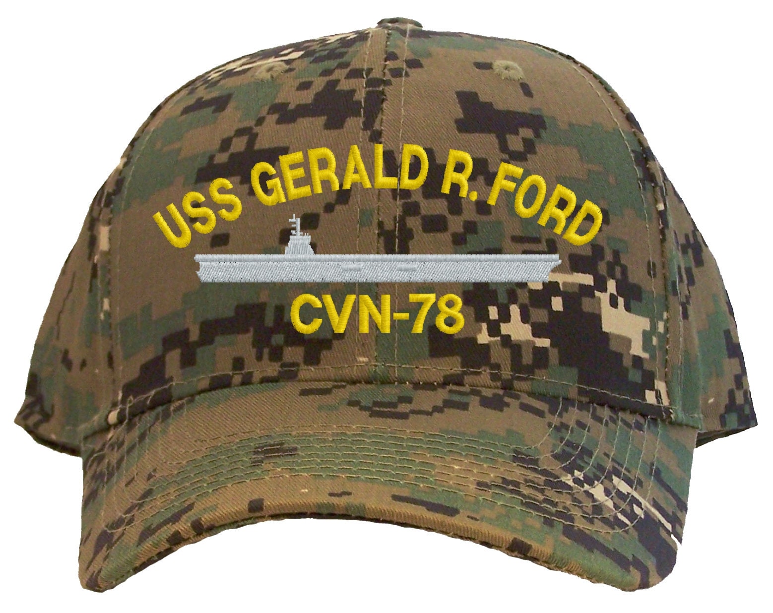 USS Gerald R. Ford CVN-78 Embroidered Baseball Cap | Great Gift