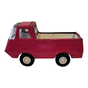 Vintage Tonka Pink Truck Pressed Steel Pick-Up Truck Toy Hobby Die-cast 1970&#39;s