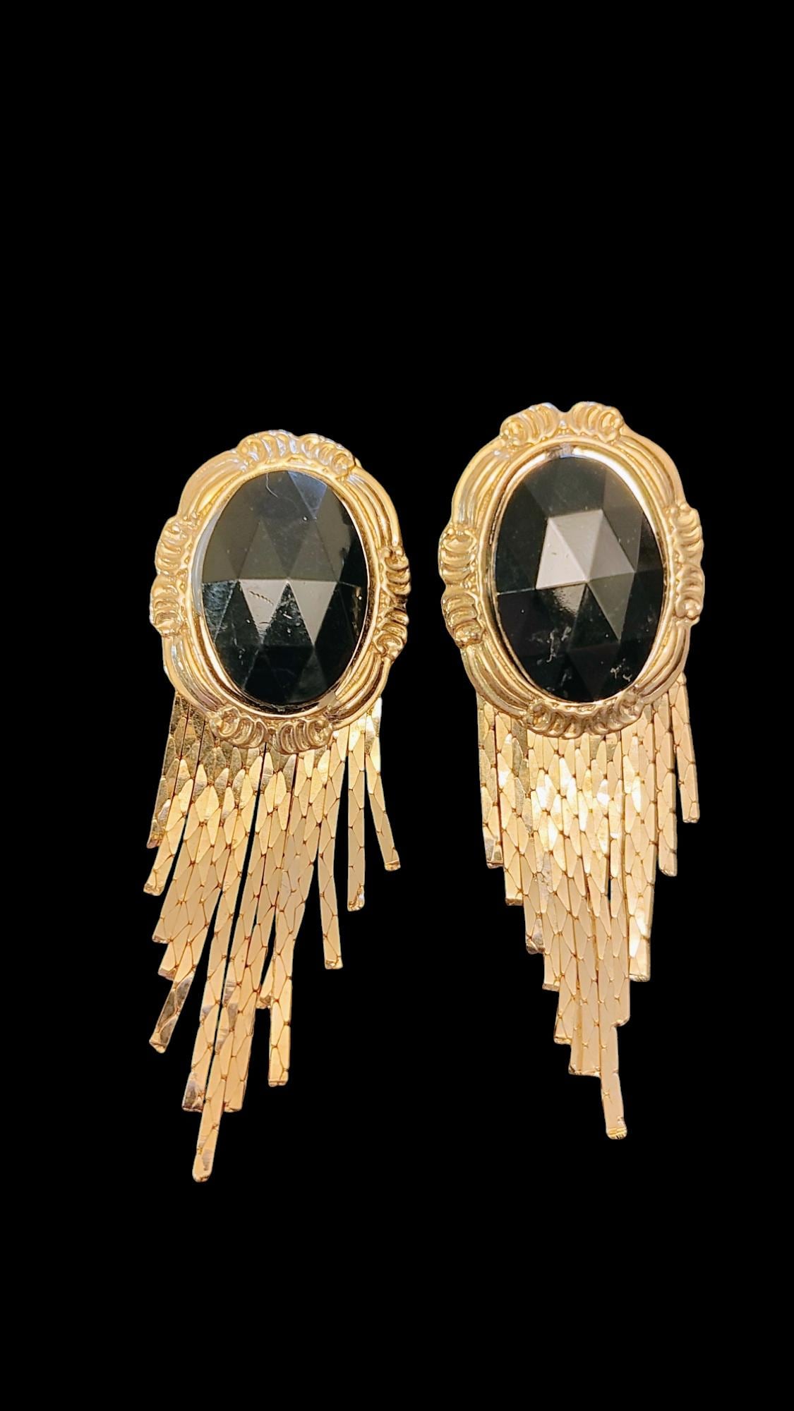 ◆VINTAGE HOLLYWOOD◆ Clear Bubble Earrings VH2336EA012B Blown Glass Earrings • Transparent Drop Earrings • Clear