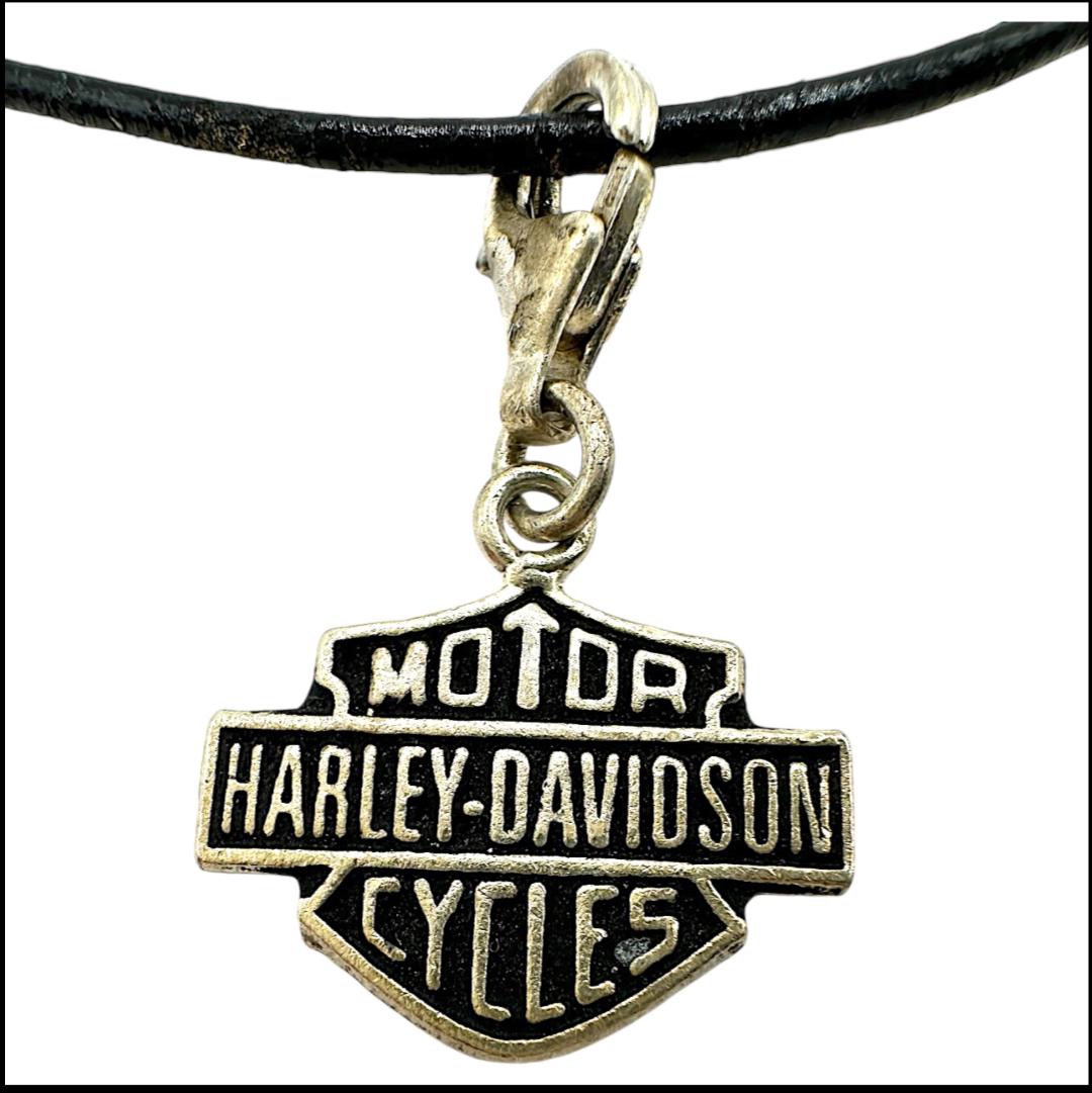 Pendentif Harley Davidson En Acier Inoxydable Argenté - Neuf Sans Emballage