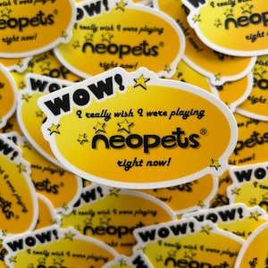 Neopets Nostalgia Vinyl Sticker
