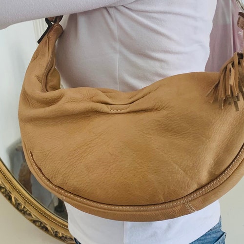 Fossil Handbag, Tan Shoulder Bag, buy Leather Purse