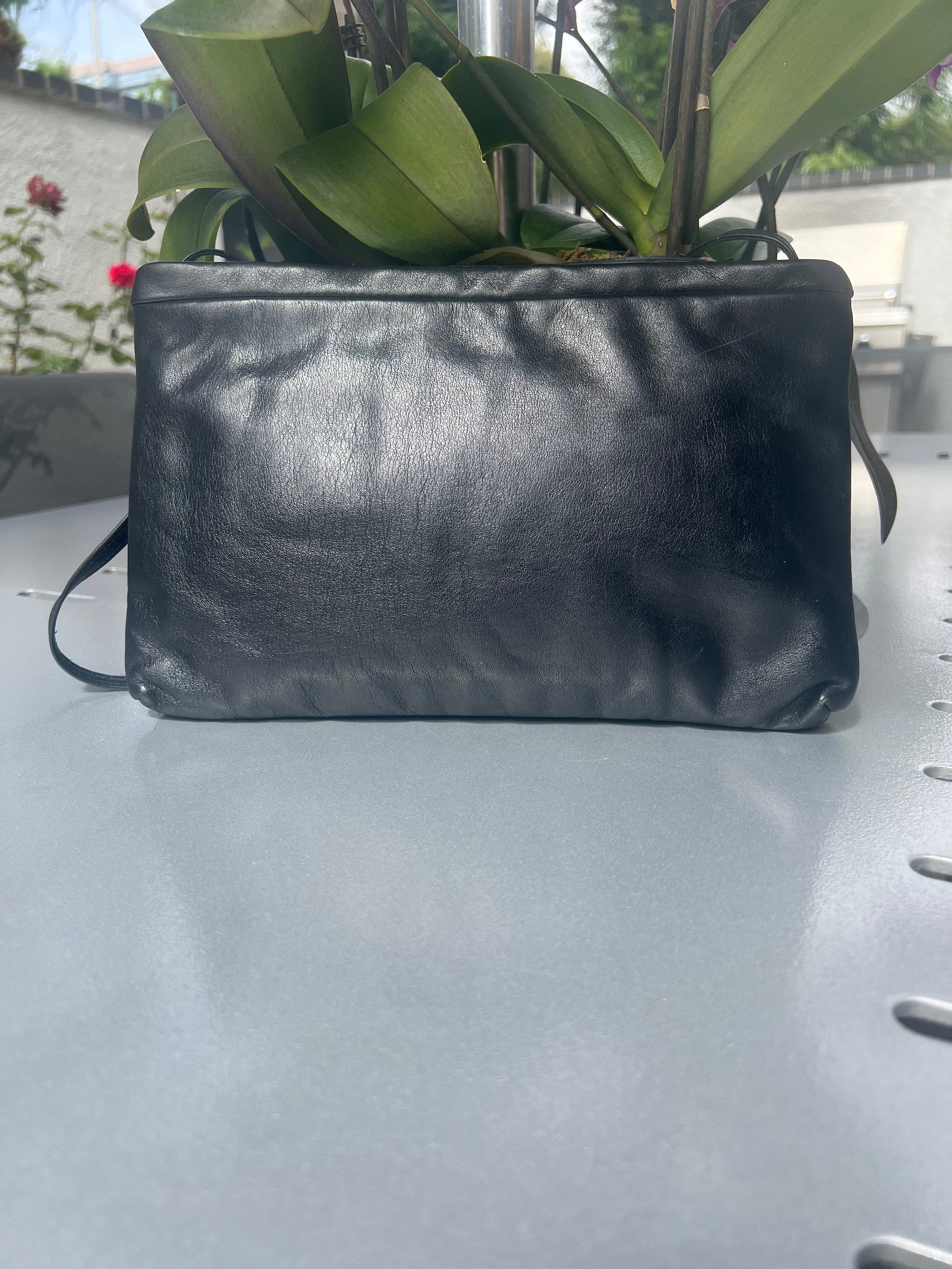 Trendy Crossbody Bag Anne Klein Straw Purse Vegan Leather
