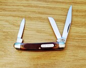 Vintage Schrade Old Timer 3 Blade Pocket Knife, 108OT