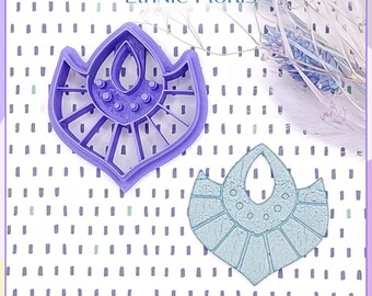 ethnic Floris 50mmx48mm Polymer Clay Cutter
