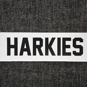 Twill Name Bar Vinyl Transfer - ALL CAPS