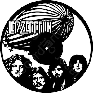 Led Zeppelin Record Art - Digital File - Etsy