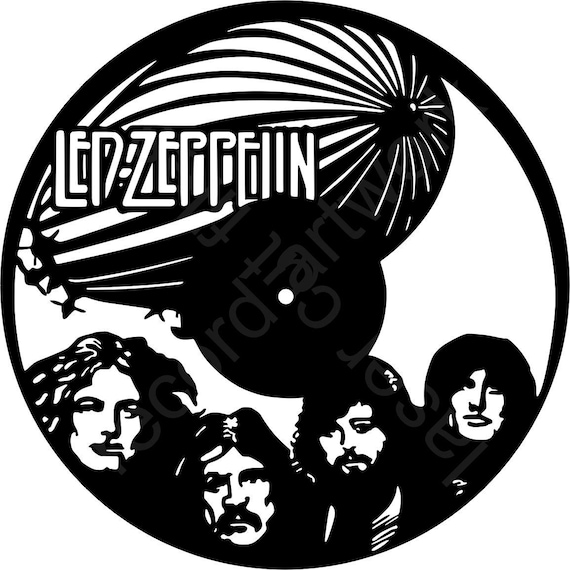 Led Zeppelin Record Art - Digital File - Etsy