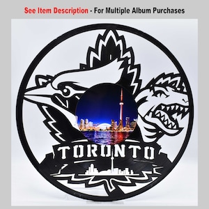 Toronto Sports Teams, S227  Custom Laser Cut Vinyl Records Wall Art