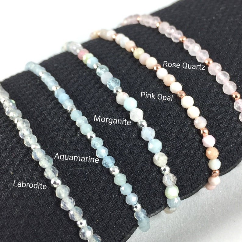 Intention Bracelet Beautiful Delicate Adjustable Genuine Gemstone Bracelets Chakra Bracelet Yoga Bracelet NEW! Minimalist Bracelet