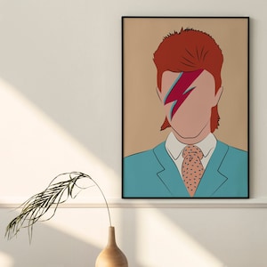 POP singer digital illustration, MINIMALIST illustration without eyes, lightning illustration, instant download, home decoration, portrait