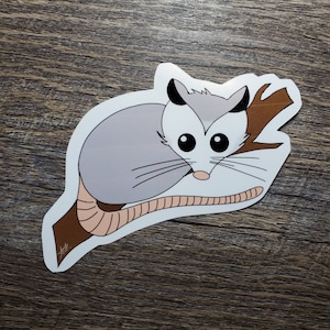 Opossum Waterproof Vinyl Sticker