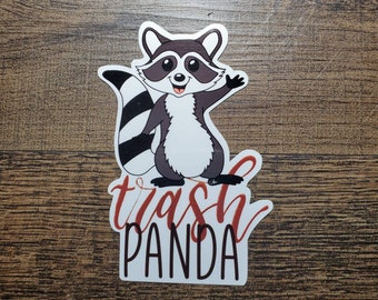 Raccoon Trash Panda Waterproof Vinyl Sticker