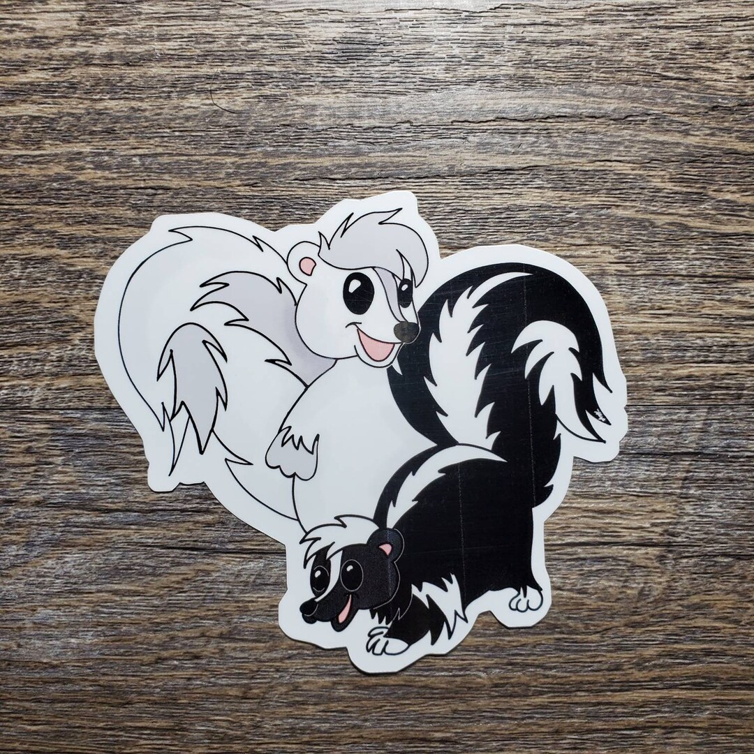 Skunk Sticker Skunk Waterproof Vinyl Sticker - Etsy