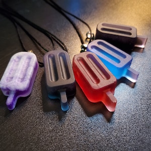 Popsicle Necklace -- Can Be Key Chain As Well