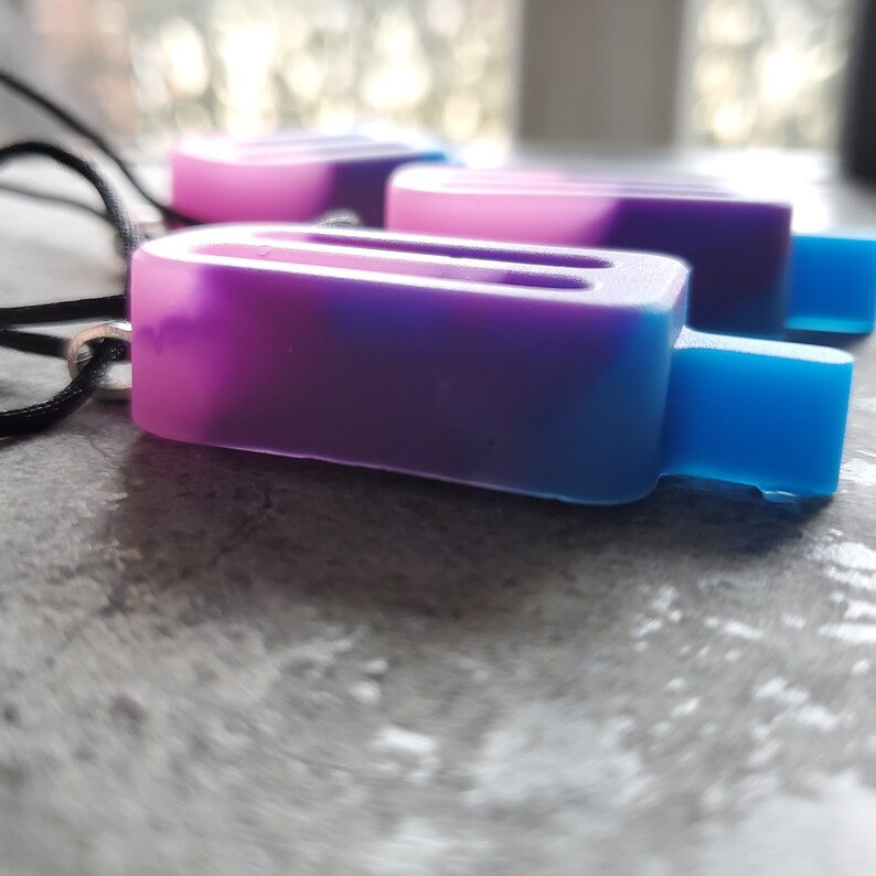 Bisexual Pride Popsicle Necklaces Made with Resin Can Be Key Chain As Well Lesbian