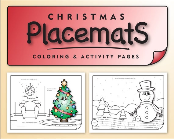 Christmas Coloring Pages For Kidschristmas Etsy