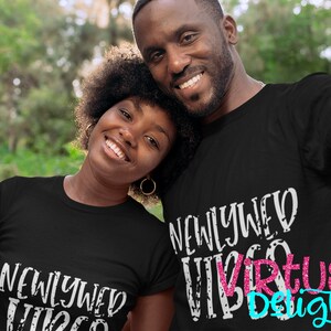 NewlyWed Vibes Shirt for Newly Weds, Newly Wed Honey Moon Shirt, Matching Honeymoon Shirts for Couples, His and Her Couple Shirts, Wedding