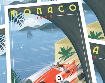 Monaco  (French Riviera)Travel Art Print