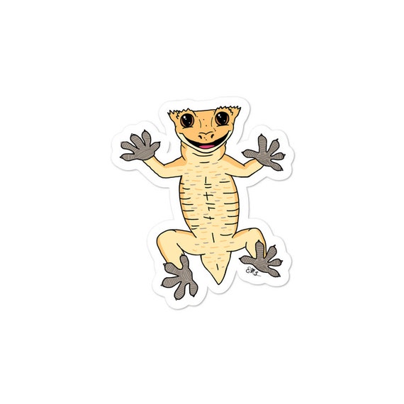 crested gecko decal