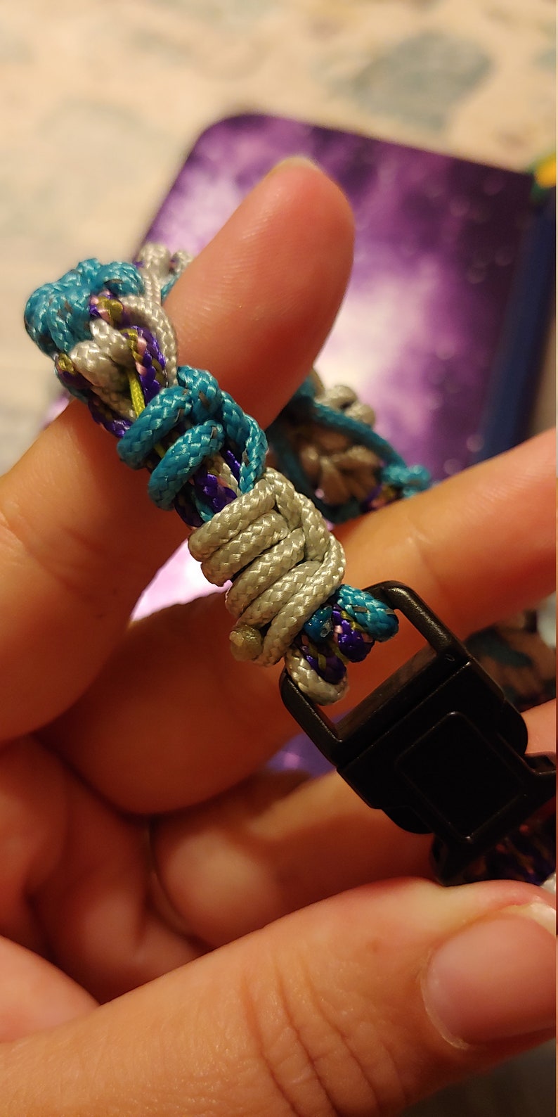 MTO paracord 95 daisy chain with beads Etsy