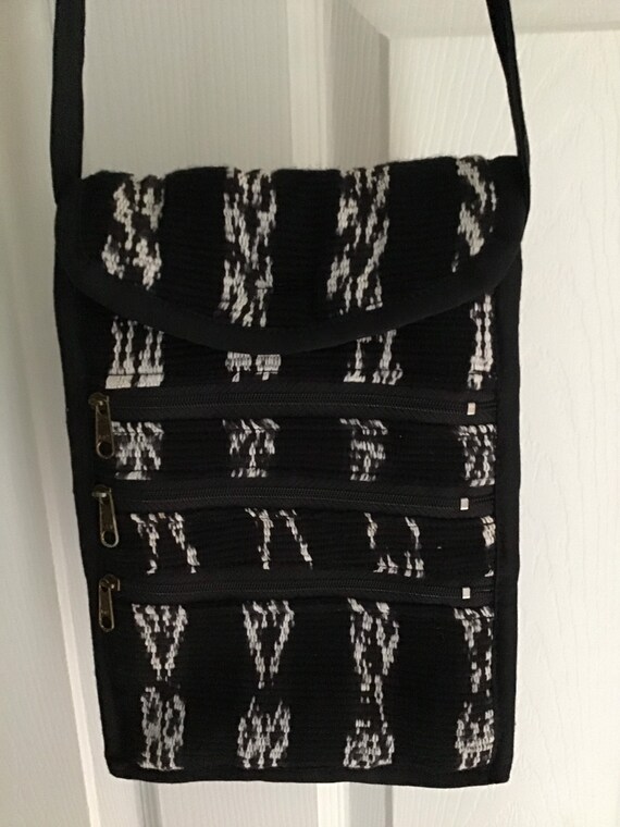 Black and White Messenger Bag - image 2