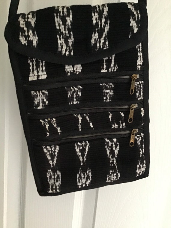 Black and White Messenger Bag - image 3