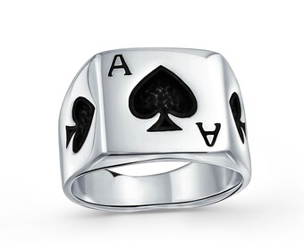 Ace Ring Etsy