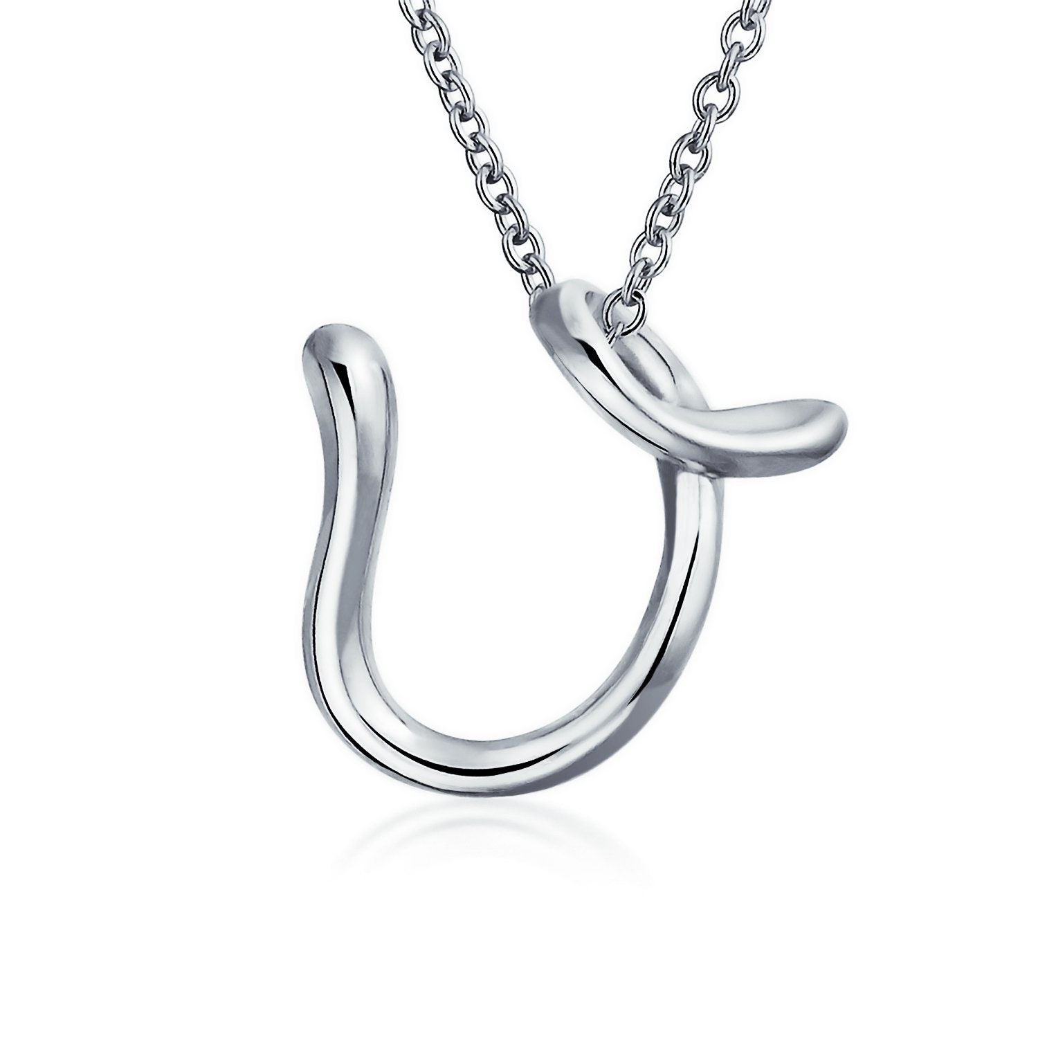 Letter Cursive Alphabet Script Initial Pendant Necklace For | Etsy